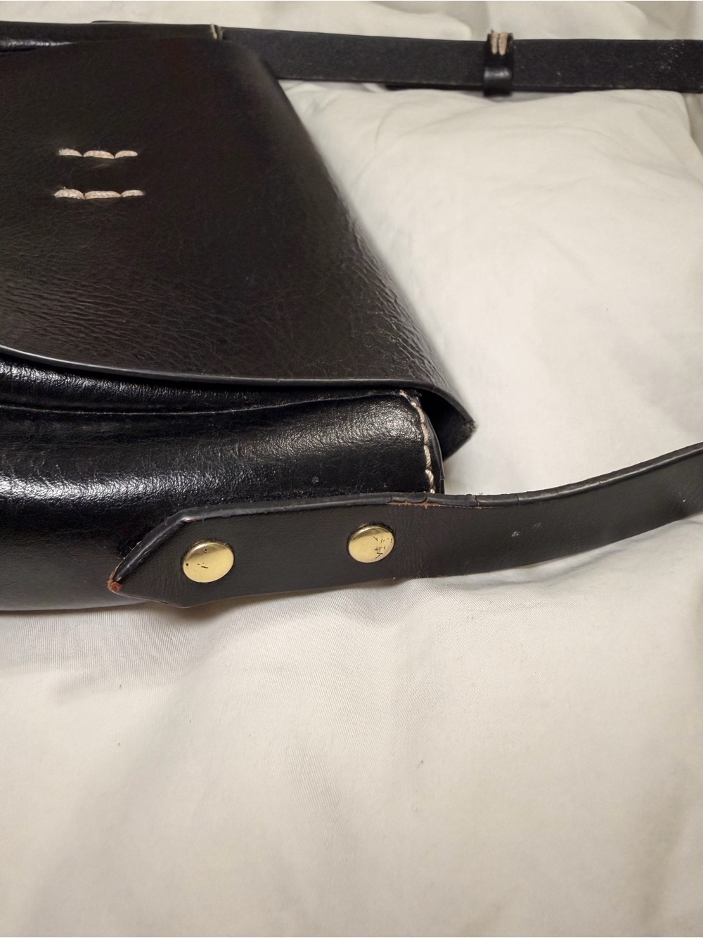 Kelsi Dagger Black Leather Flap Everyday wear Crossbody - Picture 9 of 14